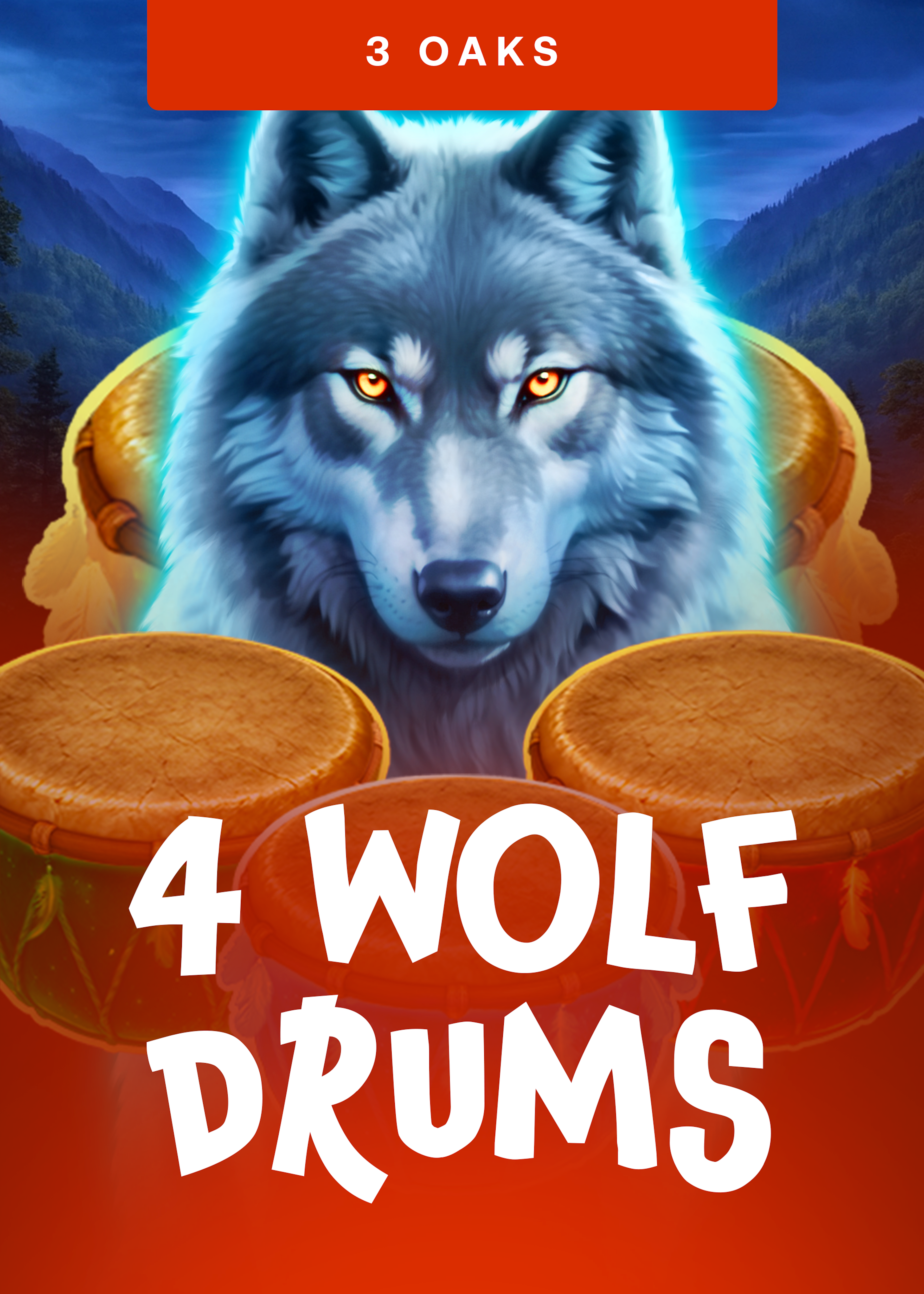 4 Wolf Drums