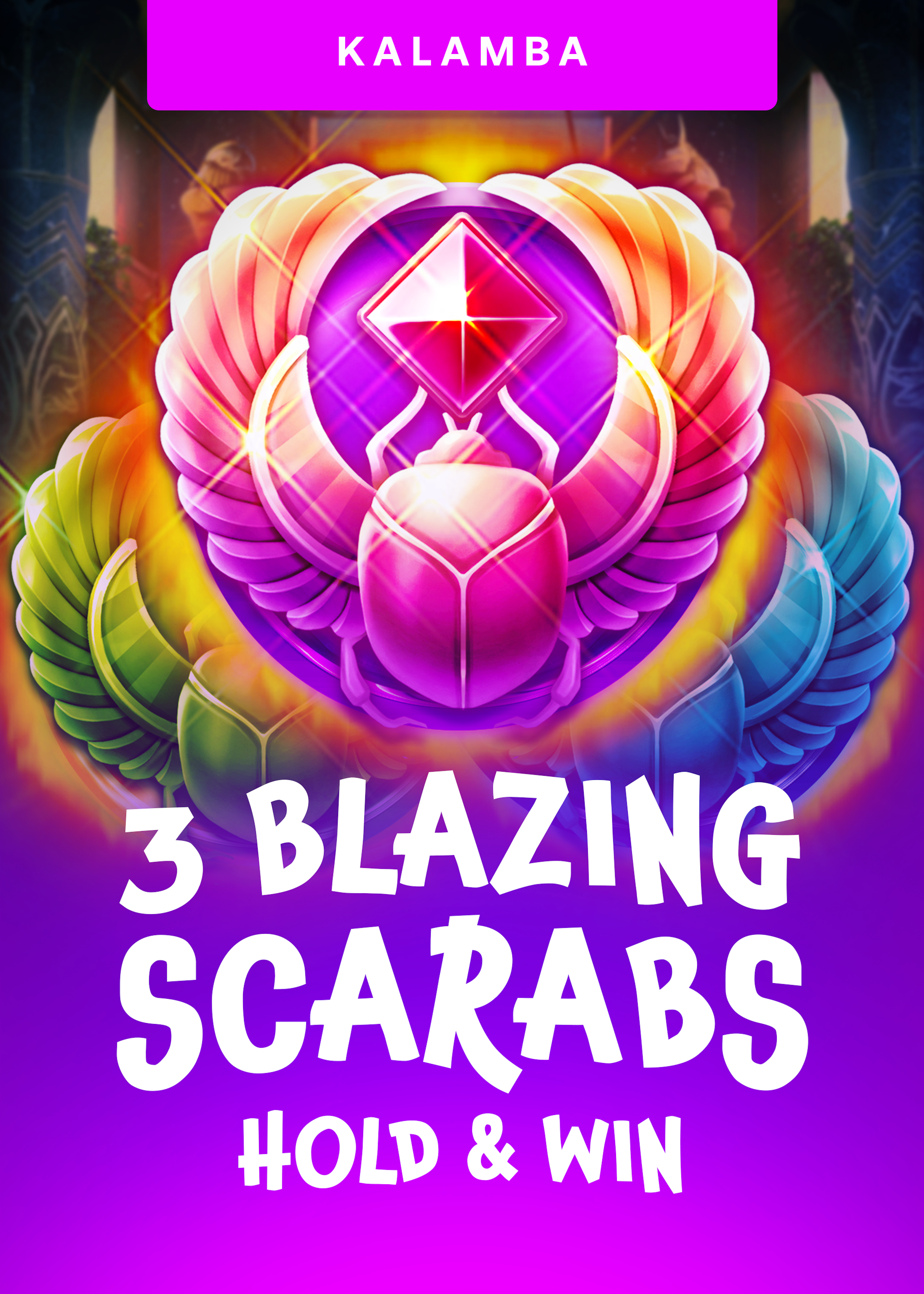 3 Blazing Scarabs Hold and Win