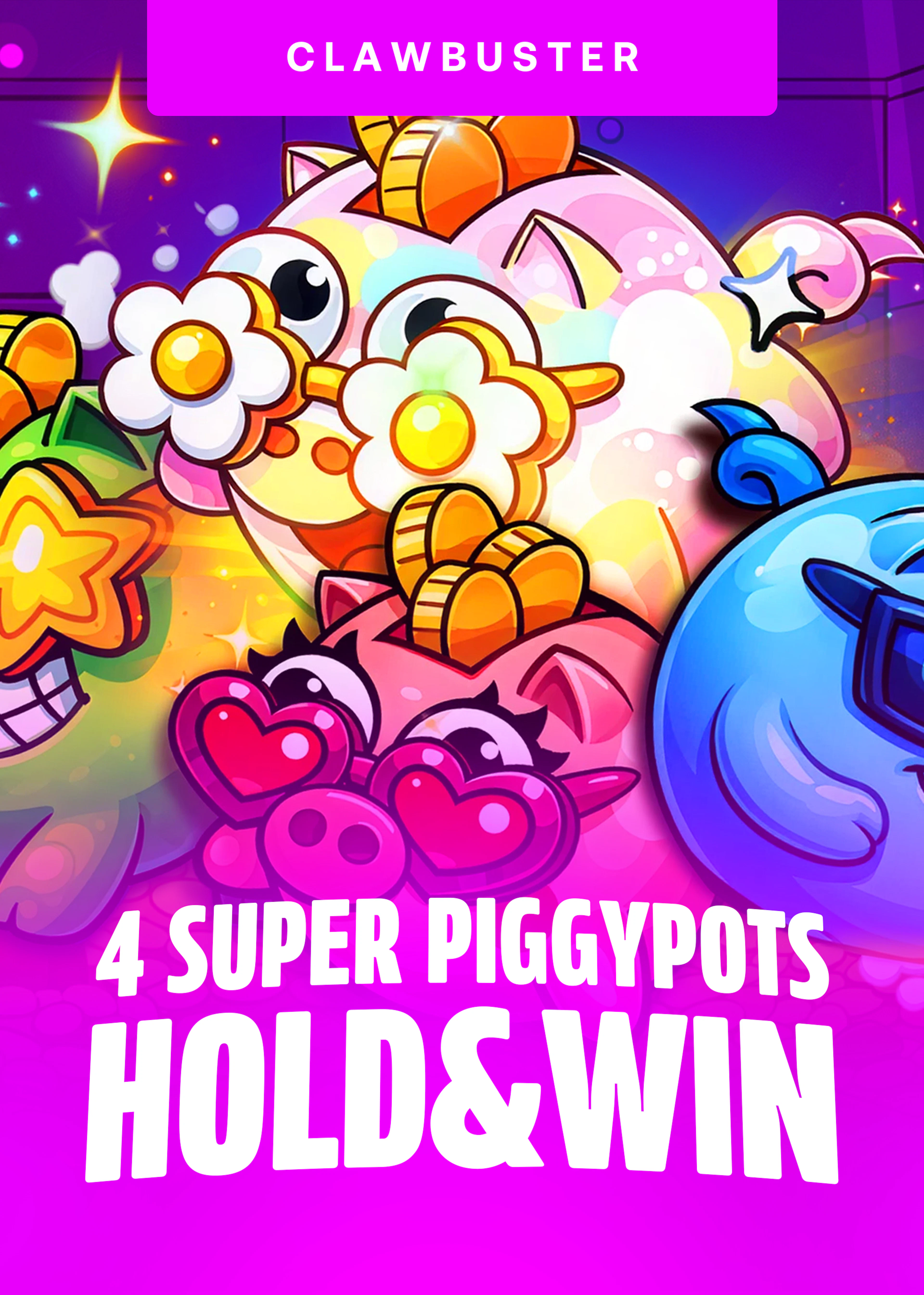 4 Super Piggypots: Hold&Win