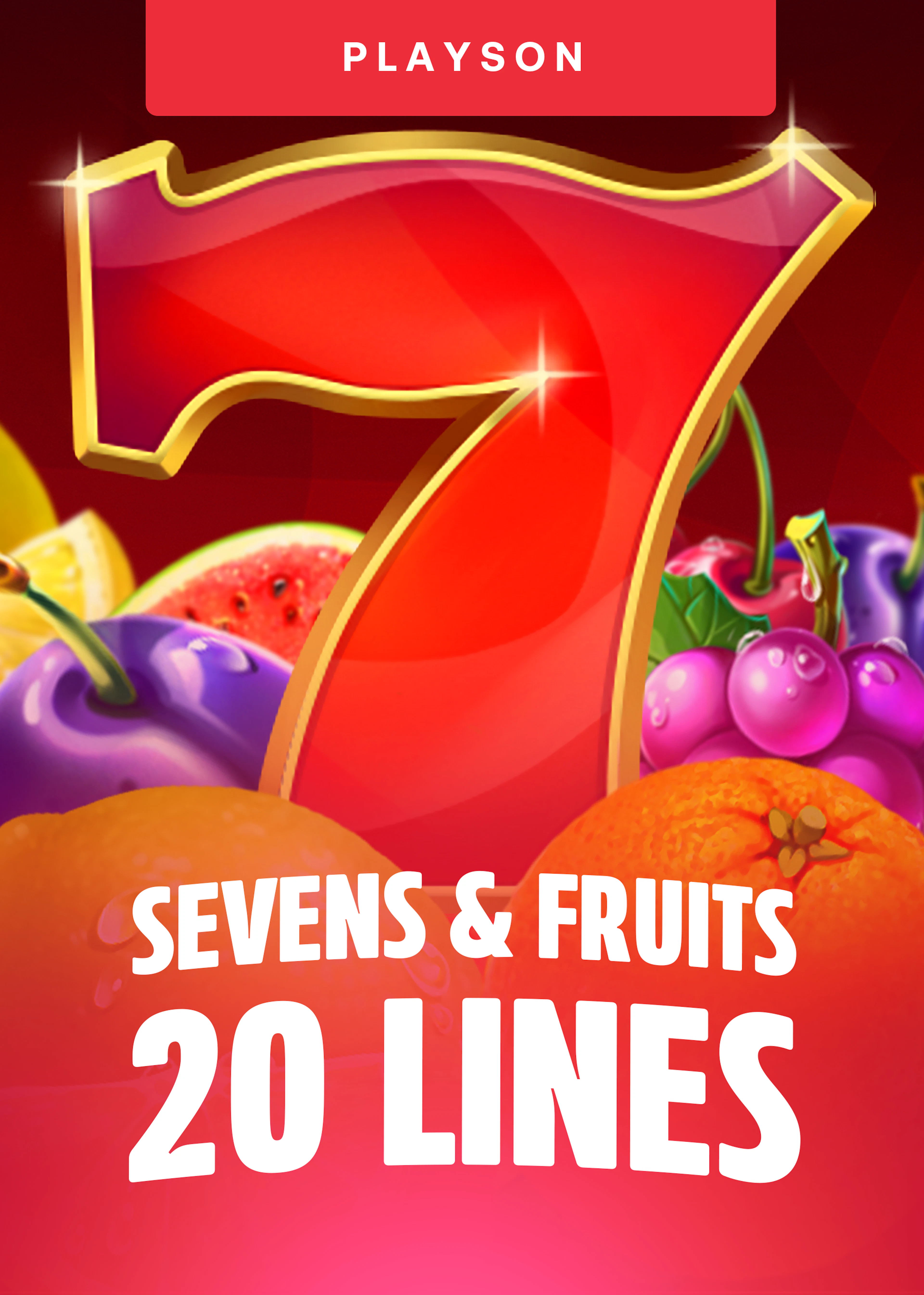 Sevens&Fruits: 20 Lines